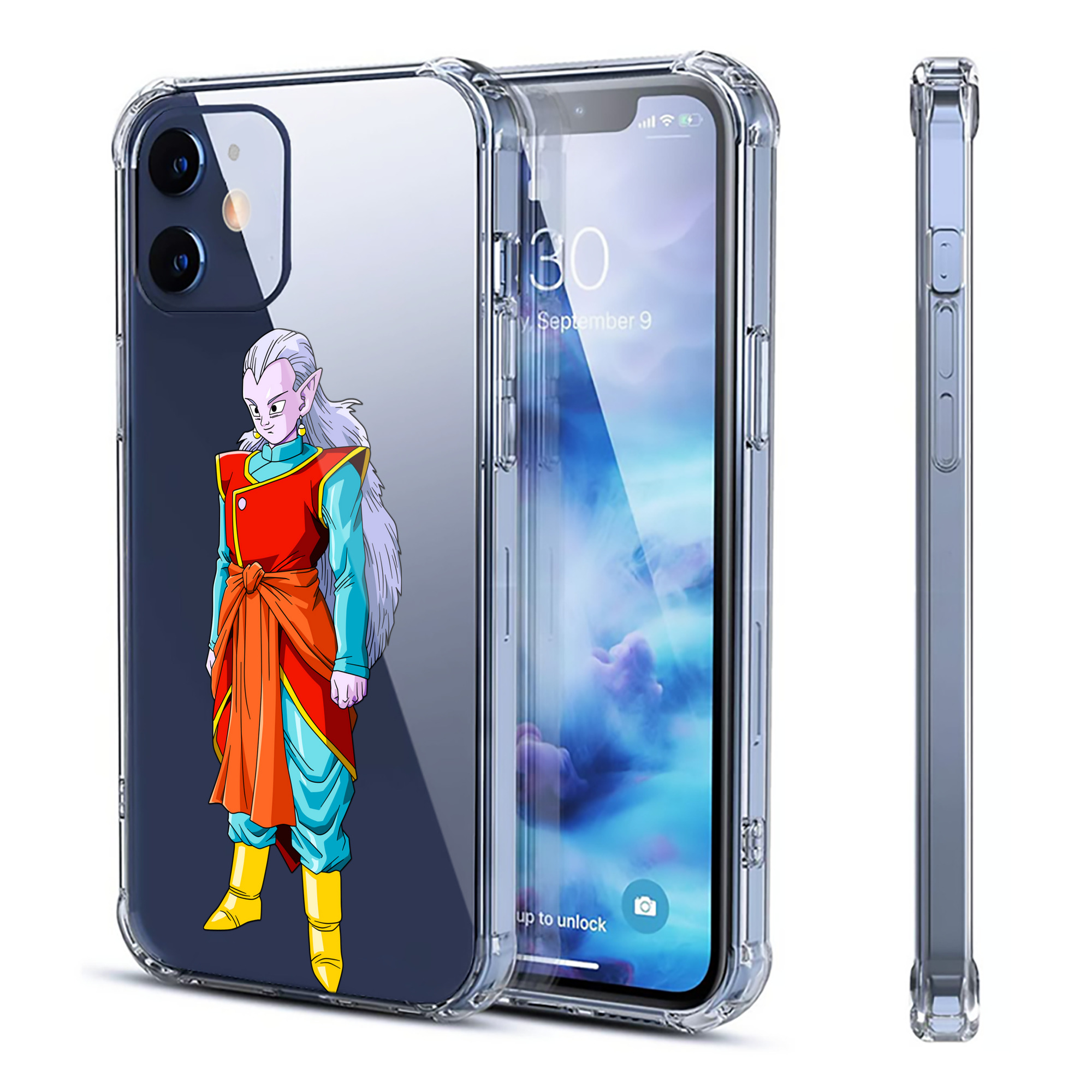 （画像用） ドラゴンボール DRAGON BALL 【iPhone 12シリーズ対応】透明スマホケース（クリアソフトケース）